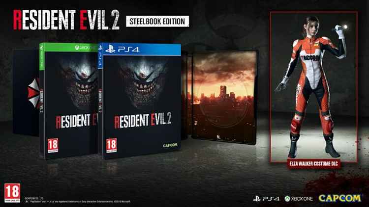 Resident Evil 2 Steel Book Edition