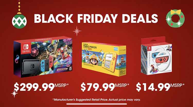 Nintendo Black Friday Deals 2018