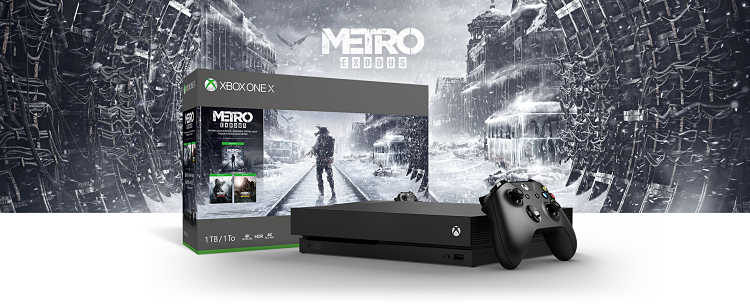 There's an Xbox One X bundle coming for the Metro games
