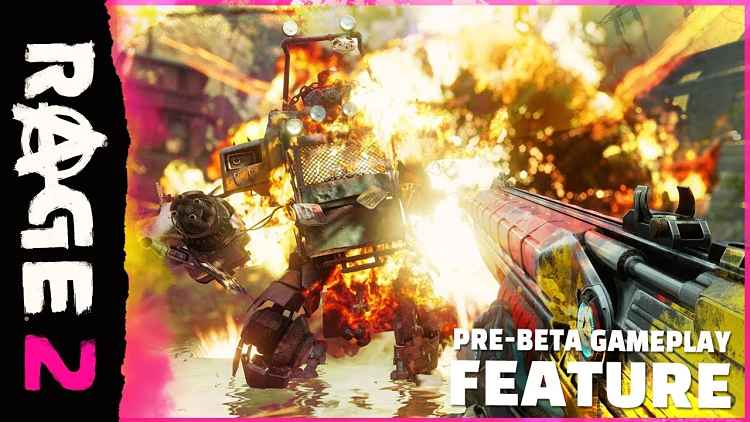 Rage 2 Pre-Beta Gameplay Footage
