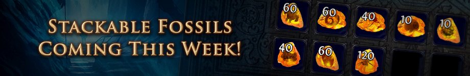 Path of Exile Stackable Fossils